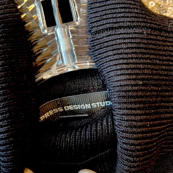 Express Designs short sleeve tall neck. - Picture 2 of 2